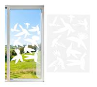 Autocollants Oiseaux Pour Fenêtres 9 Pièces Forme Colibri Réfléchissant UV