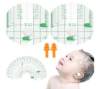 Autocollants Oreilles étanches pour Enfants,Autocollants d'oreille de Bébé,Protections Ies Oreilles de Bébé,Protège-Oreilles pour Bain,Protège Oreilles pour la Natation,avec Bouchons d'oreille,80pcs