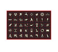 Autocollants Originalité - Stickers Boutons Voiture, Étiquettes Panneau Circuit Intérieur, Accessoires Décoration Automobile | Étiquettes Imperméables Pour Panneau, Bateau, Remorque, Voiture