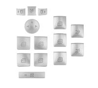 Autocollants Panneau Compatible Avec Benz Pour C350 2008 2009 2010 2011 2012 2013 2014 Bouton Commutation Fenêtre Voiture Autocollant Couverture Cadre Accessoires D'intérieur Voiture