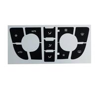Autocollants Panneau Compatible Avec Opel Pour Astra J 2009-2015 Bouton Autocollant Climat Radio Panneau Tableau De Bord Climat MP3 CD Décalcomanies Réparation Contrôle Fixation