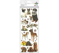 Autocollants papier Dogs v1 21 pièces Titanum