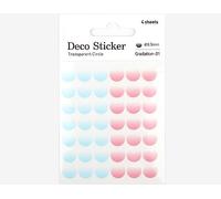 Autocollants papier ronds gradation 01 en feuilles diam. 8,5mm.