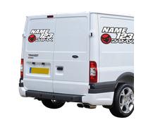 Autocollants Personnalisés 24MX pour Fourgonnette, Van et Remorque Or