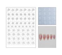 Autocollants polyvalents pour enveloppes d ' ongles, avec pochoirs pour ongles, autocollants sûrs et, bâton Simple, Art de fête