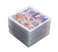 Autocollants pour - 100 feuilles de décoration Scrapbooking | motifs de dessin animé imperméables | pour journal, cahier, planificateur, cadeau fille, décoration de cahier