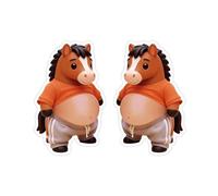 Autocollants Pour -autocollants Anti-collision, Autoc-ollants De Ventre 3D De Cheval Mignon En Silicone, Autocolants De Scrapbook En 2 Pièces | Pour L'artisanat, Journal, Carte D'école D