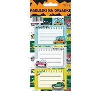Autocollants pour cahiers - Voitures (12pcs)