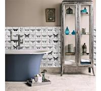 autocollants pour carreaux, Carrelage mural autocollant, carrelage à décoller et coller, transferts de cuisine for salle bain, 10 pièces(20 PC(15x15cm))