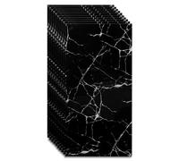 Autocollants pour carrelage, 10 pièces de crédence de cuisine autocollante, crédence de cuisine autocollante, 30 * 60 cm, pour cuisine, salle de bain, chambre à coucher, salon (Black and White Root)