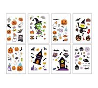 Autocollants pour carte de fête d'Halloween HKUKY (8 pièces)