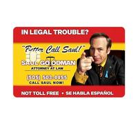 Autocollants pour cartes de crédit Better Call Saul - Pour cartes bancaires - Série TV - Petite puce - Generisch - Vinyle - Noir - Dessin animé - Autocollant de carte de crédit