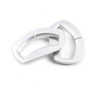 Autocollants Pour Ceinture De Sécurité Intérieure Accessoires De Voiture Pour BMW X3 E83 2006-2010 aménagements intérieurs(Silver)