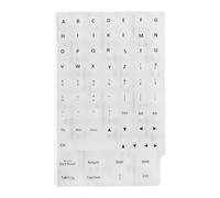 Autocollants pour Clavier pour Ongles Longs en Silicone Blanc | Antidérapants, Pose Facile, du Bruit, Usage Nocturne, Environnements Calmes, pour Femmes