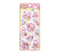 Autocollants pour,Décalcomanies à Thème Lapin Dessin Animé - Autocollants de Scrapbooking,Pour Étui De Téléphone Cartes De Vœux Anniversaire Activité Scolaire Récompenses Prix