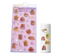 Autocollants pour | Décalques Cartoon Capybara,Autocollants Scrapbooking | Pour Scrapbook PC Portables Coque Mobile Anniversaire Activité Scolaire Récompense Prix Cartes