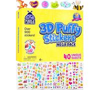 Autocollants pour Enfant, Fille et Garçon de Purple Ladybug Lot de 40 Planches Uniques, 950 Stickers - Gommettes Animaux, Lettres, Chiffres, Smiley et Plus - Pack d'Échantillons Inclus