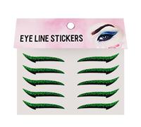 Autocollants pour Eye Liner - Patchs à Paupières Cils | 10 Pièces Bandeye Résistant à l'Eau pour Spectacles de Danse et Scène, Autocollant à Paupières