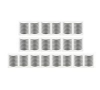 Autocollants pour Eyeliner Réutilisables Noir, 80 Paires, Plastique
