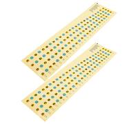 Autocollants pour Gammes de Basse 2 Pièces pour Manche 4 Cordes
