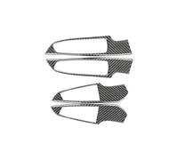 Autocollants Pour Garniture De Panneau De Commande De Lève-vitre, Accessoires Intérieurs Pour BMW Série 3 G20 G28 2019-2020 Garniture intérieure(Look Carbone 1)