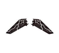 Autocollants pour H&Onda Africa Twin ADV 2024, Protections Latérales pour Réservoir, Autocollants pour Genouillères, Tapis De Traction Autocollant De RéServoir(Noir,X-2)