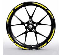 Autocollants pour Jantes De Moto pour Scrambler 400 800 1100 pour Icon SIXTY2 18 "17" Autocollants Réfléchissants Moyeu Roue Moto À Rayures Jante Intérieure(Front 18 Back 17 A)