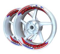 Autocollants pour Jantes De Moto pour Suzuki GSXR600 GSXR 600, Bandes Réfléchissantes pour Moyeux, Kit Complet Lot Complet d'autocollants de Jante(Couleur 24)