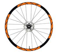 Autocollants pour jantes de vélo VTT 26" - 27,5" - 28-29" pouces - Autocollants pour jantes de vélo VTT - Jantes de course pour VTT - Jantes de vélo de course - COD. B0012 (27,5" pouces, Orange 35)
