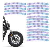 Autocollants pour jantes de voiture | Autocollants réfléchissants pour roues de voiture | 40/20 autocollants de jante autocollants imperméables pour roues de voiture