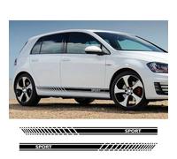 Autocollants pour Jupes latérales de portière de Voiture de Sport, Accessoires Automobiles GTI, pour VW, pour Golf 7, 5, 4, 3, 6, 2, 1 MK7, MK5, MK2, MK6, MK4, MK1, MK3