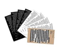 Autocollants pour la journalisation, autocollants pour petites conversations, adhésive pour la journalisation, planificateurs de journaux Scrapbook, 9 pièces,