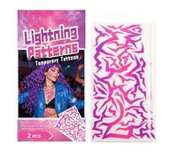 Autocollants Pour Le Visage | Autocollant Faux Réaliste Avec Brillance UV,Autocollants Brillants | Pour Bras Corps Noël Cosplay Festival Fête De Danse Pour Costumes