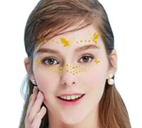 Autocollants pour le visage de pierre précieuse - Decal de face ramionnage durable | Autocollant pour le visage Fake sparklee Freckles imperméable | -o Freckle Face