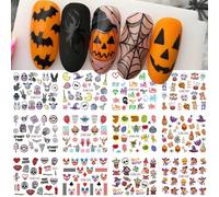 Autocollants Pour Les Ongles",Motifs Palmiers,¿¿T¿¿,Oc¿¿An,Plage,Cr¿¿Puscule,Fruits,Vacances,Nail Art,Transfert ¿¿ L'eau,Pour D¿¿Coration De Manucure,"12 Pi¿¿Ces - Type [Bn2377]-2388