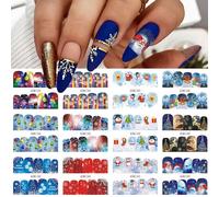 Autocollants Pour Les Ongles",Motifs Palmiers,¿¿T¿¿,Oc¿¿An,Plage,Cr¿¿Puscule,Fruits,Vacances,Nail Art,Transfert ¿¿ L'eau,Pour D¿¿Coration De Manucure,"12 Pi¿¿Ces - Type [Bn1381]-1392