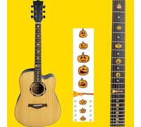 Autocollants pour manche de guitare électrique, acoustique, ukulélé et basse, conçus pour s'adapter aux guitares de 96,5 cm, 101,6 cm, 104,7 cm ou ukulélé de 66 cm (D)