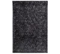 Autocollants pour meubles - vidaXL - Auto-adhésif - Noir marbré - PVC - 90x500 cm - Épaisseur 0,15 mm - Brillant