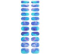 Autocollants pour nail art Halloween Bandes d'ongles en gel Semi-durci Bandes de vernis Décoration d'ongles