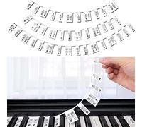 Autocollants pour notes de piano, piano, piano, touches de piano, autocollants pour piano, autocollants pour piano pour enfants, notes de clavier, pour 37/49/54/61/88