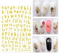Autocollants Pour Ongles,1 Sheet 3d Nail Sticker Flower And Letter Pattern Adhesive Transfer Sticker,Diy Nail Art Decorarion 1