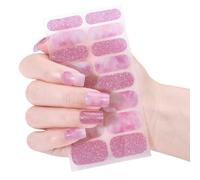 Autocollants pour ongles à adhérence rapide - Résistants à l'usure - Plusieurs motifs - Pour les amateurs de manucure - Longue durée