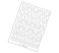 Autocollants Pour Ongles À Motifs En Dentelle Matériaux Papier Respirant Essentiel Fête De Mariage Facile À Décoller Décoration Personnalisable Femmes Motifs Dentelle Romantiques