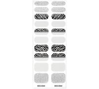 Autocollants pour ongles - Application rapide et facile - Lampe LED nécessaire - Décoration de nail art - Parfait pour les occasions - Films complets pour ongles