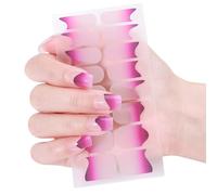 Autocollants pour ongles avec brillant naturel, sans cuisson requise, longue durée et imperméable pour tout événement ou sortie, utilisation quotidienne, enveloppes pour ongles adaptées bureau