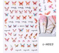 Autocollants Pour Ongles Avec Lettres Noires Et Blanches",Art Abstrait,Grolabel,3d,Design,Curseurs,Graffiti,Ligne,D¿¿Calcomanies,Feuille,"Accessoires De Manucure - Type L-N023