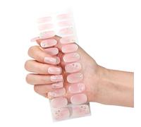 Autocollants pour ongles bronzants Styles français Ongles en gel Bandes d'ongles en gel Wraps Ongles durcis Bandes de vernis Décoration d'ongles