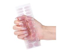 Autocollants pour ongles bronzants Styles français Ongles en gel Bandes d'ongles en gel Wraps Ongles durcis Bandes de vernis Décoration d'ongles