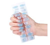 Autocollants pour ongles bronzants Styles français Ongles en gel Bandes d'ongles en gel Wraps Ongles durcis Bandes de vernis Décoration d'ongles