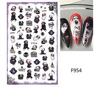 Autocollants Pour Ongles Chinois Rick",Art Abstrait,Conception Gro3d,Curseurs De Peinture,Fleurs D'encre,D¿¿Calcomanies En Bambou,Feuille,"Accessoires De Manucure - Type F954